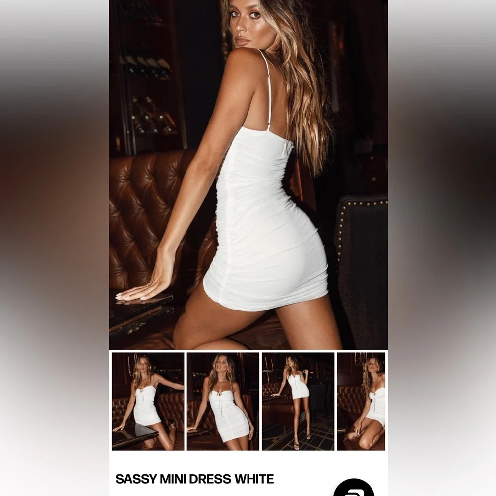 Princess Polly Sassy mini dress 0 - Picture 2 of 10